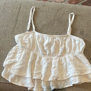 Spaghetti Strap White Top